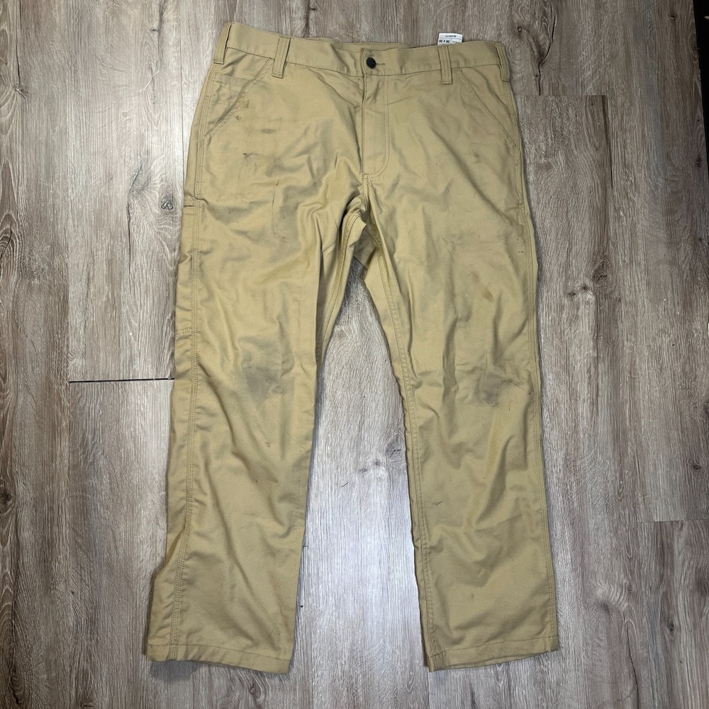 Carhartt 103109 Rugged Professional Relaxed Fit Work Pants Tan 36x30 Khaki